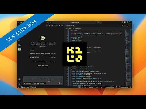 Kilo's New VS Code Extension in 104 Seconds