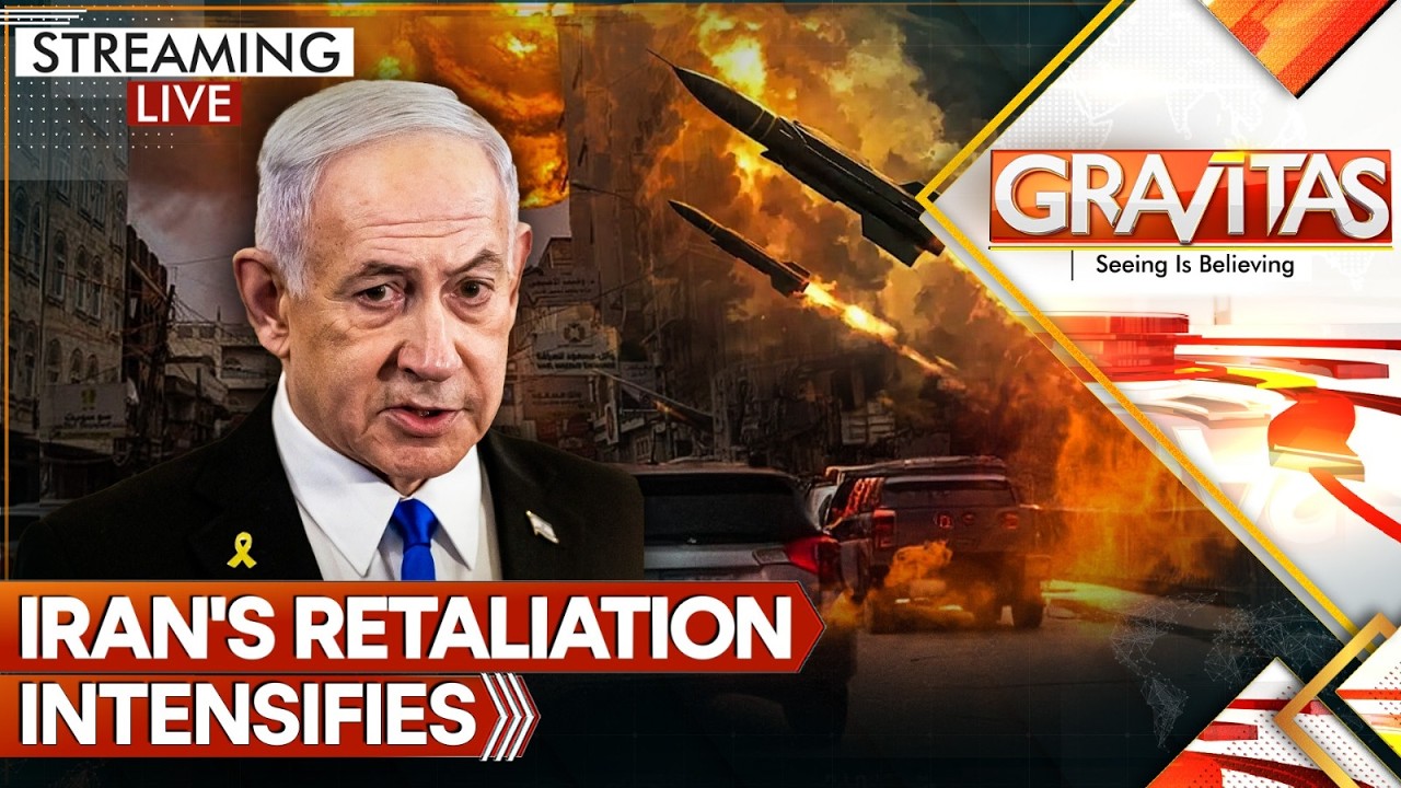 LIVE: Iran Fires Missiles at Israel, Rejects Trump's Talk as 'Fake News'  | GRAVITAS Live