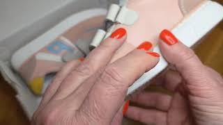 Кроссовки Toddler розовые с серым 6087