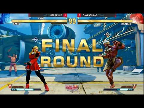 SFV Red Bull Conquest 2018 Finals TOP 8 | Punk(KARIN) Vs Dankadillas(DHALSIM)