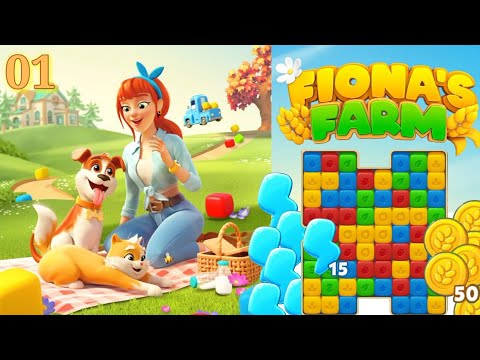FIONA's FARM Gameplay - First 30 minutes || #catzpuzzlepop - YouTube