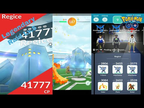 Pokemon Go Gen 3 Regice Raid!