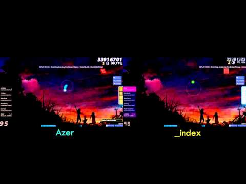 [osu!] Pro Player Replay - Azer vs _index (Our Stolen Theory - United (L.A.O.S Remix) HR