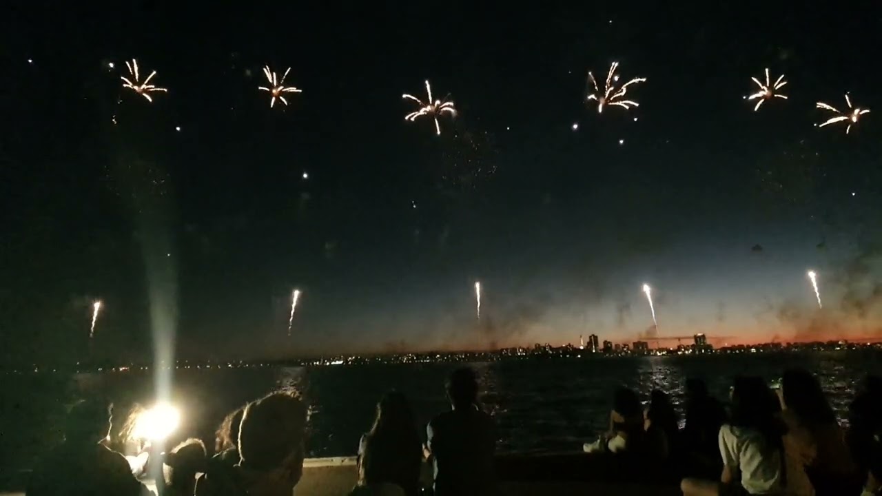 Experience a captivating peek of City of Perth Skyworks.