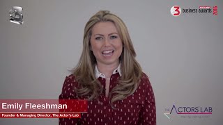Emily Fleeshman of The Actors' Lab - Finalist 2016; Young Entrepreneur Award