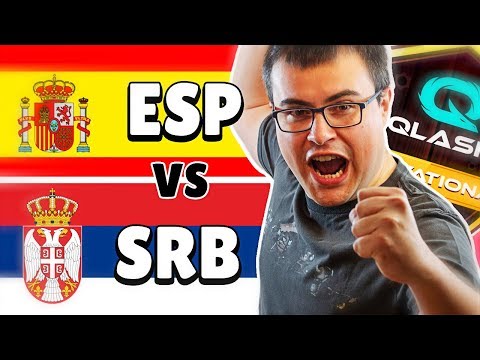TEAM ESPAÑA (Alvaro845) vs TEAM SERBIA (SupremeNexus) | Qlash Brawl Stars Invitational | QBI #3