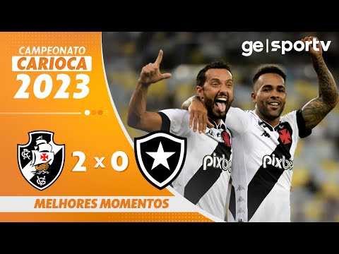 VASCO 2 X 0 BOTAFOGO | MELHORES MOMENTOS | 3ª RODADA DO CARIOCA 2023 | ge.globo