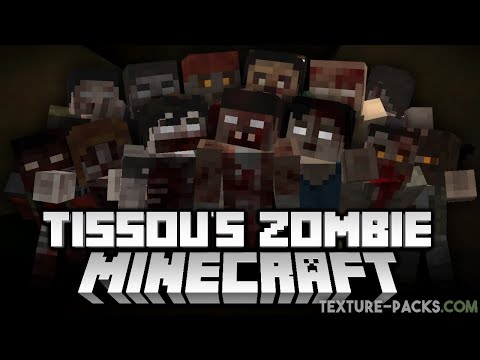 Texture-Packs.com: Minecraft! - Tissou's Zombie Texture Pack Download & Install Tutorial • Minecraft Zombie Apocalypse Resource Pack