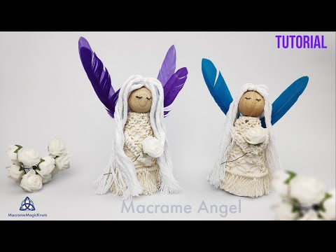 DIY Macrame Christmas Tree Decoration EASY Christmas Crafts