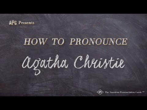 How to Pronounce Agatha Christie (Real Life Examples!)