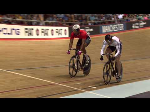 Men's Sprint 1/2 Final Heat 2 Race 1 - Matt Crampton vs Njisane Phillip