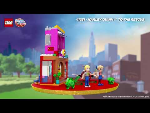 Vidéo LEGO DC Super Hero Girls 41231 : Le sauvetage d'Harley Quinn