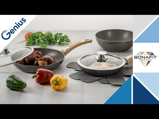 Video teaser for GENIUS | Bonafit Diamant Edition | Antihaft-Kochgeschirr mit patentierter Beschichtung