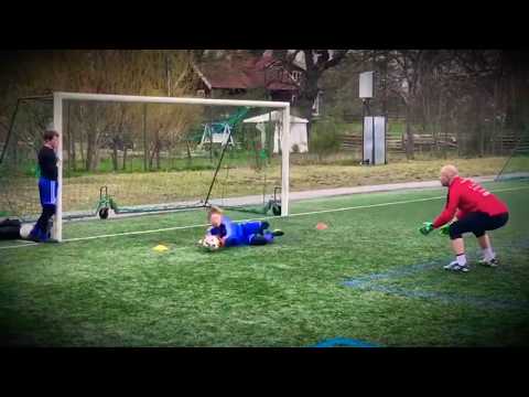 Goalkeeper training with Lino and Simon from Spånga IS FK Akademi 07