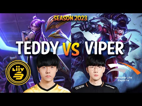 LSB Teddy vs HLE Viper - Teddy KAI'SA vs Viper VAYNE ADC - Patch 13.13 KR Ranked