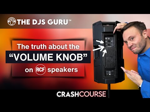 Maximize Your RCF Speaker Sound Setup: Tips For Setting The Volume Knob Like A Pro!
