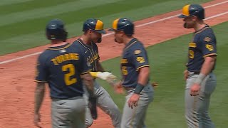 Joey Ortiz Hits a Go-Ahead Grand Slam vs Mets!