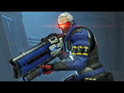 Overwatch Beta - Soldier: 76 Gameplay (Xbox One)