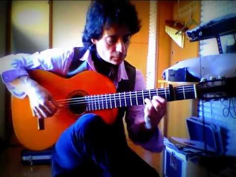 ROBERTO VALLE- Lezioni di chitarra:  La pulce d'acqua. A. Branduardi.