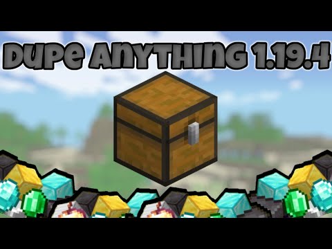 How To Dupe Anything In Minecraft 1.19.4 Java Tutorial - Duplication Glitch