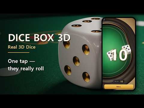 Dice Box 3D - 3D Dice Roller video thumbnail