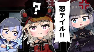 【手描き】花芽すみれは怒テイル。木村のダメージに怒テイル【ぶいすぽっ!/花芽すみれ/小森めと/白雪レイド】【マンガ動画/アニメ/VTuber】