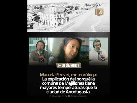 La explicación del porqué Mejillones tiene mayores temperaturas que Antofagasta