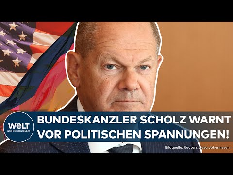 USA-WAHLEN: Warnung vor politischen Spannungen! Scholz sorgt sich um innenpolitische Harmonie