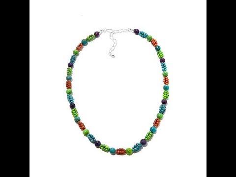 Jay King Multicolored Turquoise Coral Necklace