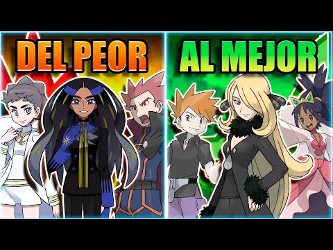 POKEMON LEAGUES FROM WORST TO BEST