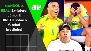 ‘Não dá: o futebol brasileiro perdeu a essência! Sabe por quê?’; Vampeta e Júnior falam tudo