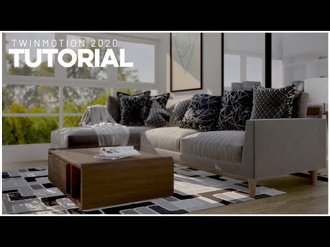 Twinmotion 2020 | Living Room [ Interior Render ] Tutorial