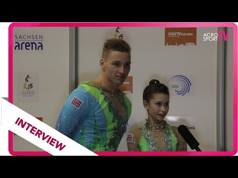 Interview with Bartlett, Baughn - Great Britain - Mixed pair - Senior - European Championship 2015