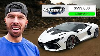 ATTEMPTING TO SELL MY WRECKED LAMBORGHINI TO COPART