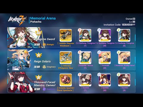 SSS Pishacha 47984 (39986) finally 0 sec | Honkai Impact 3 Exalted MA