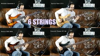 6-String Basses | Modulus | Roscoe | Spector | Warwick - Comparison w/ AngelDust Guitars