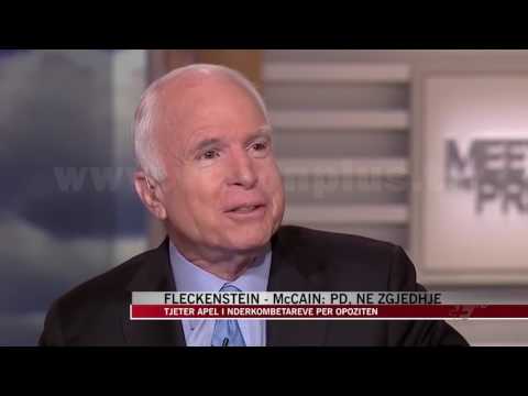 Fleckenstein dhe McCain apel PD-së: Futu në zgjedhje! - News, Lajme - Vizion Plus