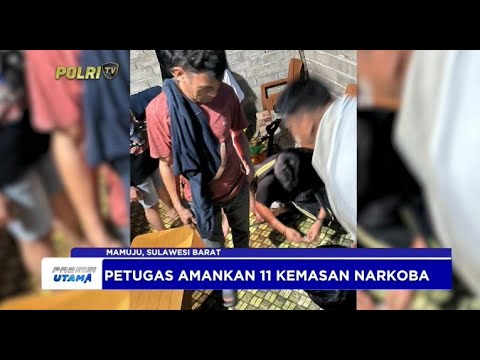 POLDA SULBAR AMANKAN PENGEDAR NARKOBA