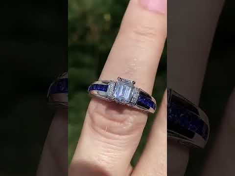 Round Brilliant Moissanite & Sapphire/Ruby Moissanite Round Brilliant Moissanite & Sapphire/Ruby Moissanite