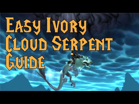 World of Warcraft - Easy Ivory Cloud Serpent Mount Guide