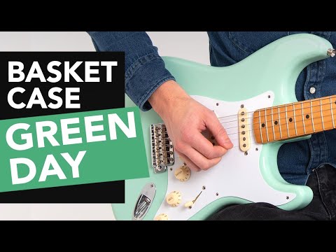 Green Day - Basket Case Guitar Lesson (how to play) Song Tutorial
