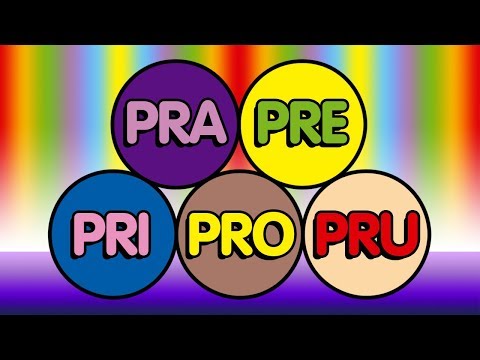 PRA PRE PRI PRO PRU - CRIANÇAS INTELIGENTES AEIOU - A E I O U