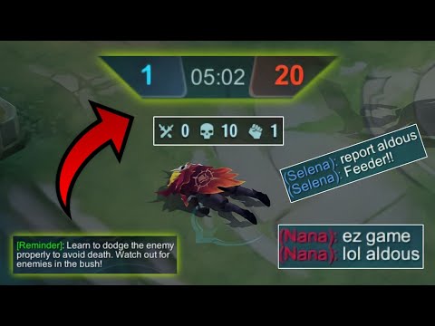 ALDOUS FEEDING PRANK!! (My teammates report me) 😑