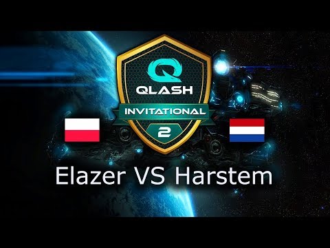 Elazer VS Harstem - ZvP - Qlash SC2 Invitational - polski komentarz