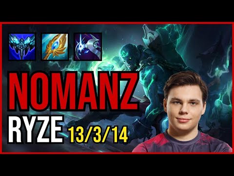 NOMANZ - RYZE vs ANIVIA Mid - EUW Grandmaster - Patch 11.5