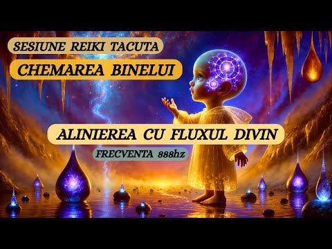 SESIUNE REIKI TĂCUTĂ • CHEMAREA BINELUI ȘI ALINIEREA CU FLUXUL DIVIN • 888HZ