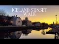 Beautiful Sunset Walk In Iceland 4K