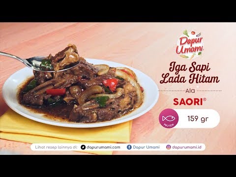 Iga Sapi Lada Hitam ala SAORI®