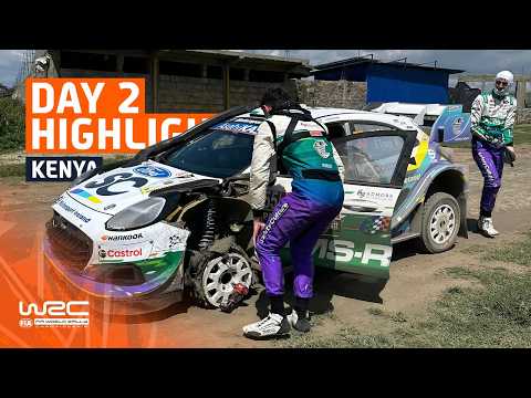 Oliver Solberg still leads WRC Safari Rally Kenya 2026 after two days of competition