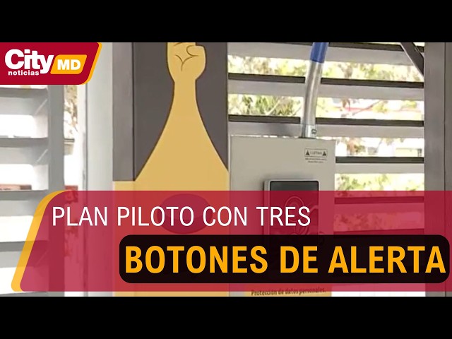 TransMilenio instala botones de alerta en la estación Minuto de Dios 